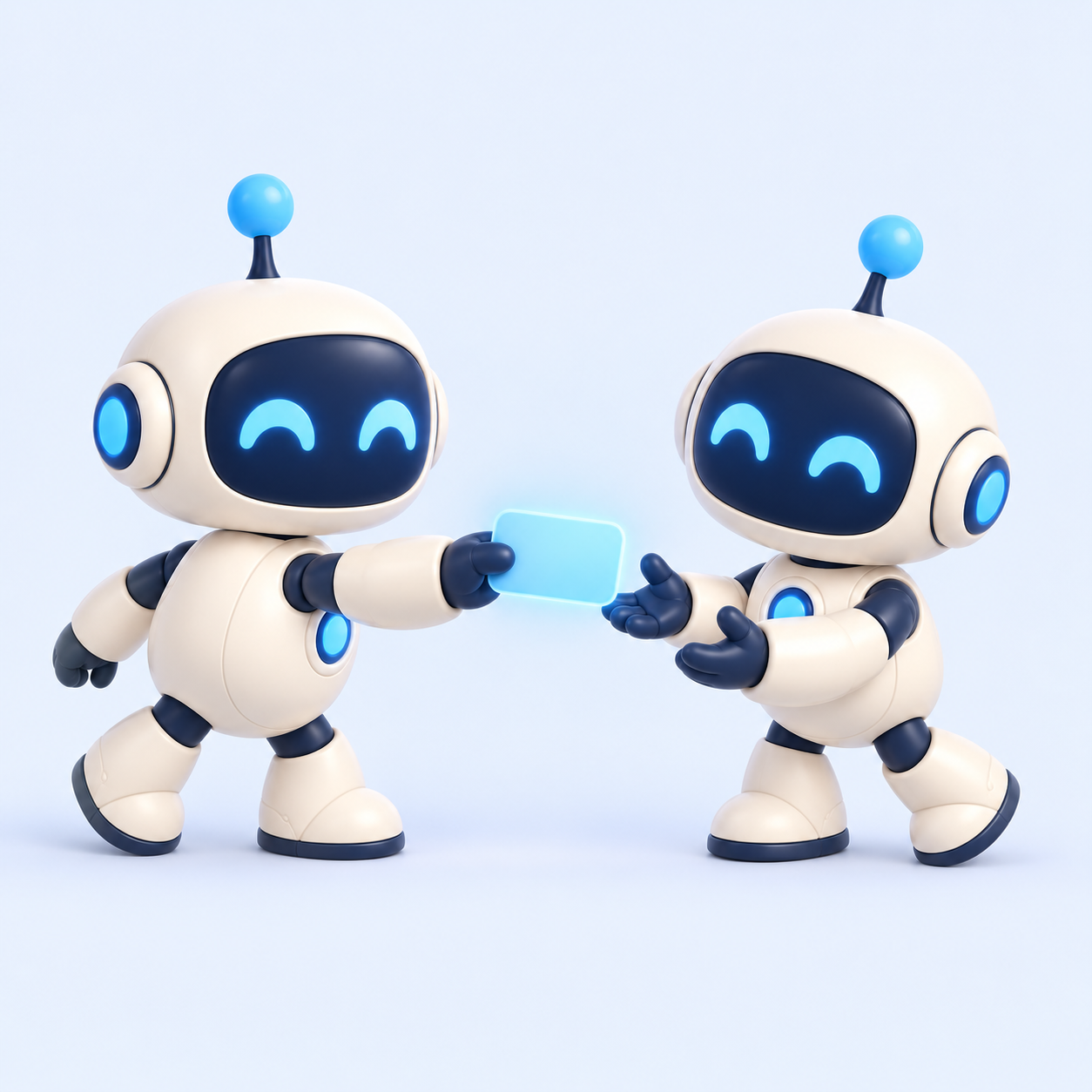 Two Relay bots passing a public problem from one to the other